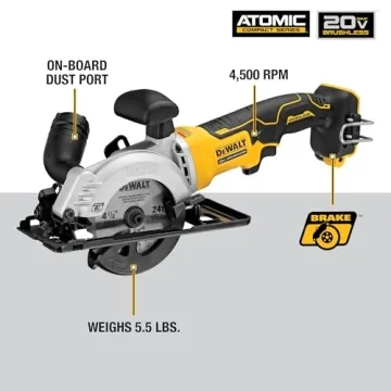 DEWALT ATOMIC 20V MAX* Compact Circular Saw Tool Only