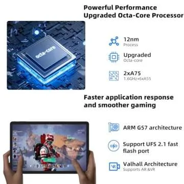 2024 11 Inch Android 14 Tablet with Octa-Core Processor