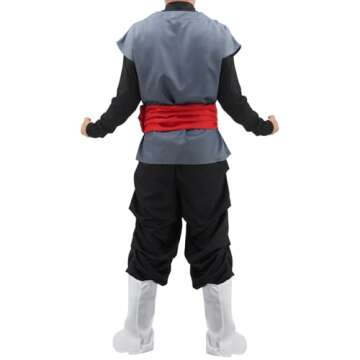 Anime Kung Fu Suit Costume Full Set - Cosplay Halloween Wear