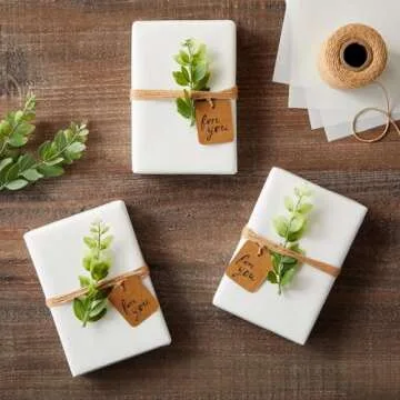 Bright Creations 100 Pack Glassine Paper Sheets (8.5 x 11") - Onion Skin Paper for Artwork, Drawings, Arts and Crafts, DIY Projects