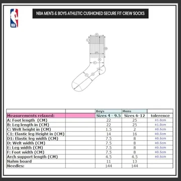 Ultra Game NBA Athletic Crew Socks 6 Pack Black Unisex