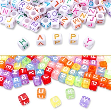 Augshy 1400pcs Alphabet Beads Kit for Jewelry Making