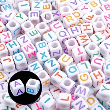 Augshy 1400pcs Alphabet Beads Kit for Jewelry Making