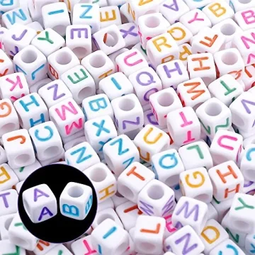 Augshy 1400pcs Alphabet Beads Kit for Jewelry Making