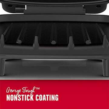George Foreman GR10RM Champ Grill, RED