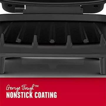 George Foreman GR10RM Champ Grill, RED