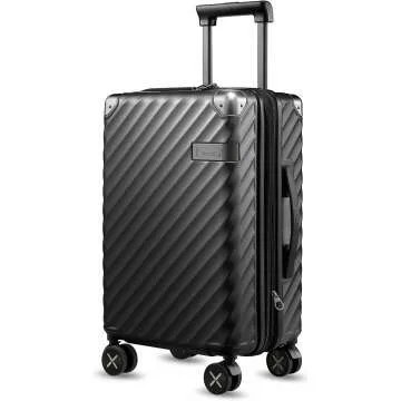 LUGGEX 22x14x9 Carry On Luggage - Expandable & Light