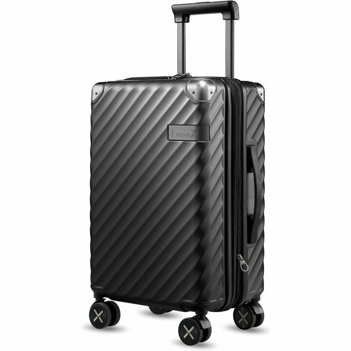 LUGGEX 22x14x9 Carry On Luggage - Expandable & Light