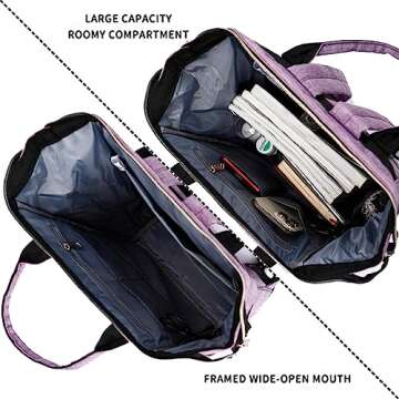 Sowaovut Laptop Backpack 15.6 Inch Casual Daypack Water Resistant Business Travel Backpack for Women men