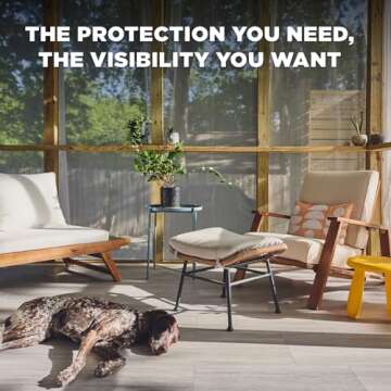 DOCA 48" x 100' Heavy Duty Window Screen Mesh Roll