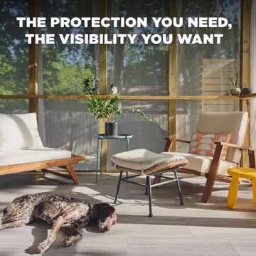 DOCA 48" x 100' Heavy Duty Window Screen Mesh Roll