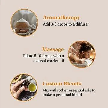 Majestic Pure Organic Frankincense Essential Oil - 100% Pure Frankincense Oil for Pain Relief, Skin Care, Hair Care & Aromatherapy, Premium Grade for Diffuser & Oil Diffuser - 0.3 fl oz