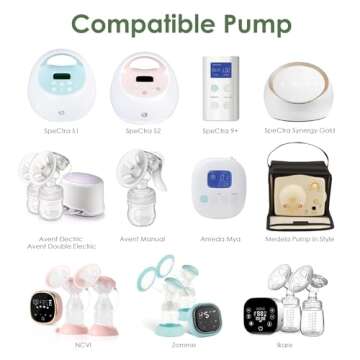 Maymom Duckbil Valve with Pull Tab Compatible with Medela/Spectra/Avent SCF332/334/394/391/430/330/M...