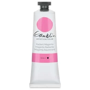 Gamblin Artist Oil 37ml Radiant Magenta - Rich Pigment for Stunning Art