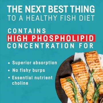Kori Krill Oil Omega 3 Supplement, Antarctic Krill Oil with Superior Absorption vs Fish Oil, Krill Oil 1200mg Softgels, 30 Softgels, EPA & DHA