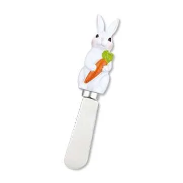 Charming Hand-Painted Easter Cheese Spreaders Set