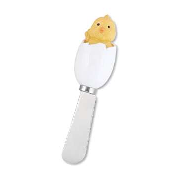 Charming Hand-Painted Easter Cheese Spreaders Set