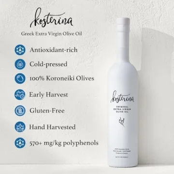 Kosterina - Dipping Duo Gift Set – Cold-Pressed Premium Greek EVOO and Rich Balsamic Vinegar, Great for Savory Appetizers & Entrees | 12.7oz (375ml), Pack of 2