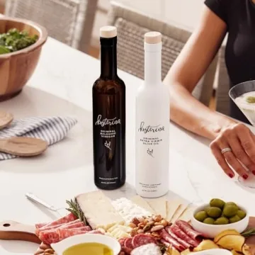 Kosterina - Dipping Duo Gift Set – Cold-Pressed Premium Greek EVOO and Rich Balsamic Vinegar, Great for Savory Appetizers & Entrees | 12.7oz (375ml), Pack of 2