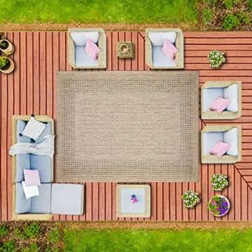 Benissimo 8x10 Indoor Outdoor Rug - Stylish Durability