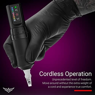 FK Irons Spektra Flux Wireless Tattoo Machine Black Ops