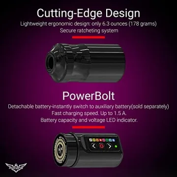 FK Irons Spektra Flux Wireless Tattoo Machine Black Ops