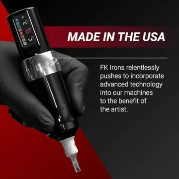 FK Irons Spektra Flux Wireless Tattoo Machine Black Ops