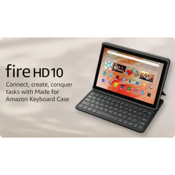 Amazon Fire HD 10 Tablet & Keyboard Case Bundle