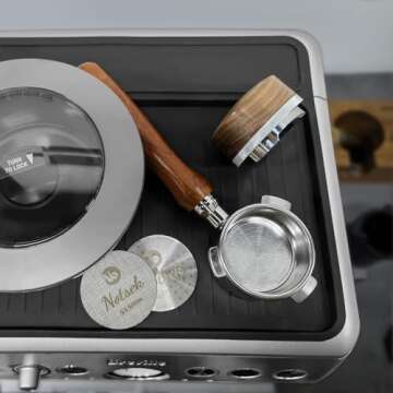 Tamping Mat for Breville 870/880, Espresso Tamper Mat, Food Grade Silicone Non-Slip, 11in x 9.25in, ...