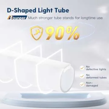 BBOUNDER 4 Pack Linkable LED Utility Shop Light, 4 FT, 4000 LM, 48 Inch Integrated Fixture for Garage, 40W Equivalent 250W, 5000K Daylight, Surface + Suspension Mount, Black
