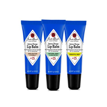 Jack Black Lip Balm Trio – Hydrating Care with SPF 25
