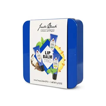Jack Black Lip Balm Trio – Hydrating Care with SPF 25