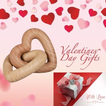 Modern Heart Decor Sculpture Gift for Loved Ones