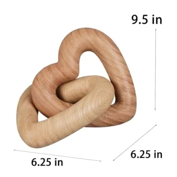 Modern Heart Decor Sculpture Gift for Loved Ones