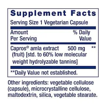 Life Extension Advanced Lipid Control, amla extract, Indian gooseberry, heart health, endothelial health, vegetarian, gluten-free, 60 capsules