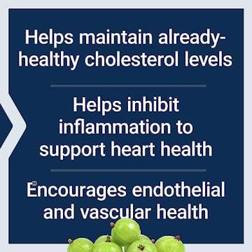 Life Extension Advanced Lipid Control, amla extract, Indian gooseberry, heart health, endothelial health, vegetarian, gluten-free, 60 capsules