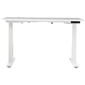 Autonomous Edition Smart Hybrid Dual Motor Electric Standing Desk Frame Classic Top, 28"-47" Height Range, 39"-70" Length Range, White-White