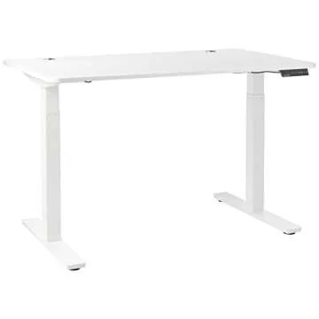 Autonomous Edition Smart Hybrid Dual Motor Electric Standing Desk Frame Classic Top, 28"-47" Height Range, 39"-70" Length Range, White-White