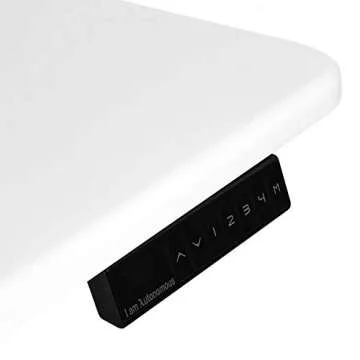 Autonomous Edition Smart Hybrid Dual Motor Electric Standing Desk Frame Classic Top, 28"-47" Height Range, 39"-70" Length Range, White-White