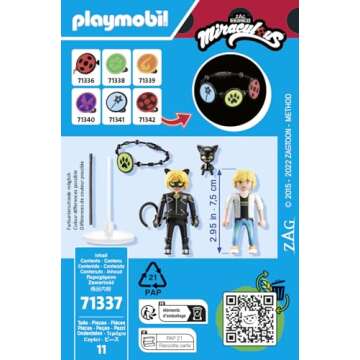 Playmobil Miraculous: Adrien & Cat Noir