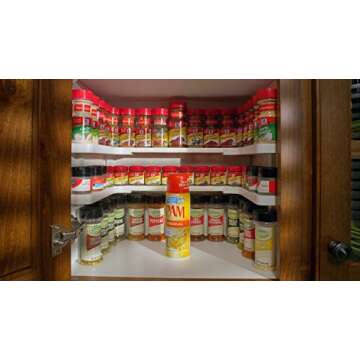 Spicy Shelf Deluxe - Expandable Spice Rack and Stackable Cabinet & Pantry Organizer