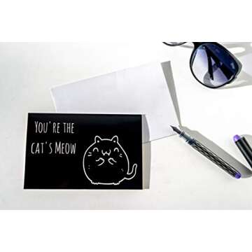 Thank You Card Pack of 52 (with Envelopes) by Eat That Frog | Cute and Funny Designs to Make Them Laugh | Great for Graduation, Wedding, Holidays, Etc. | by Eat That Frog (Funny and Punny, 52 Pack)