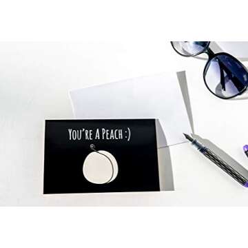 Thank You Card Pack of 52 (with Envelopes) by Eat That Frog | Cute and Funny Designs to Make Them Laugh | Great for Graduation, Wedding, Holidays, Etc. | by Eat That Frog (Funny and Punny, 52 Pack)