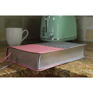 Engaging NIV Life Application Study Bible in Gray/Pink