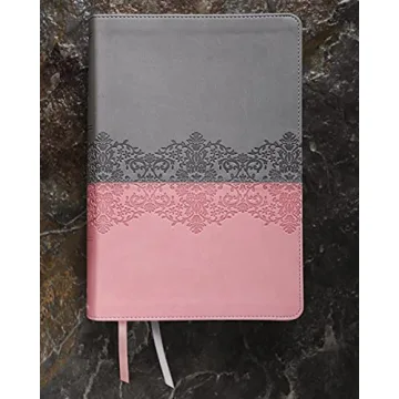 Engaging NIV Life Application Study Bible in Gray/Pink