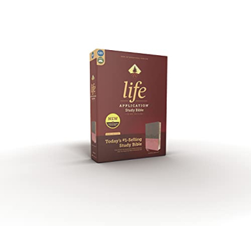 Engaging NIV Life Application Study Bible in Gray/Pink