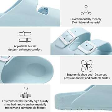 Buy Women's Adjustable Flat Sandals for Summer Comfort