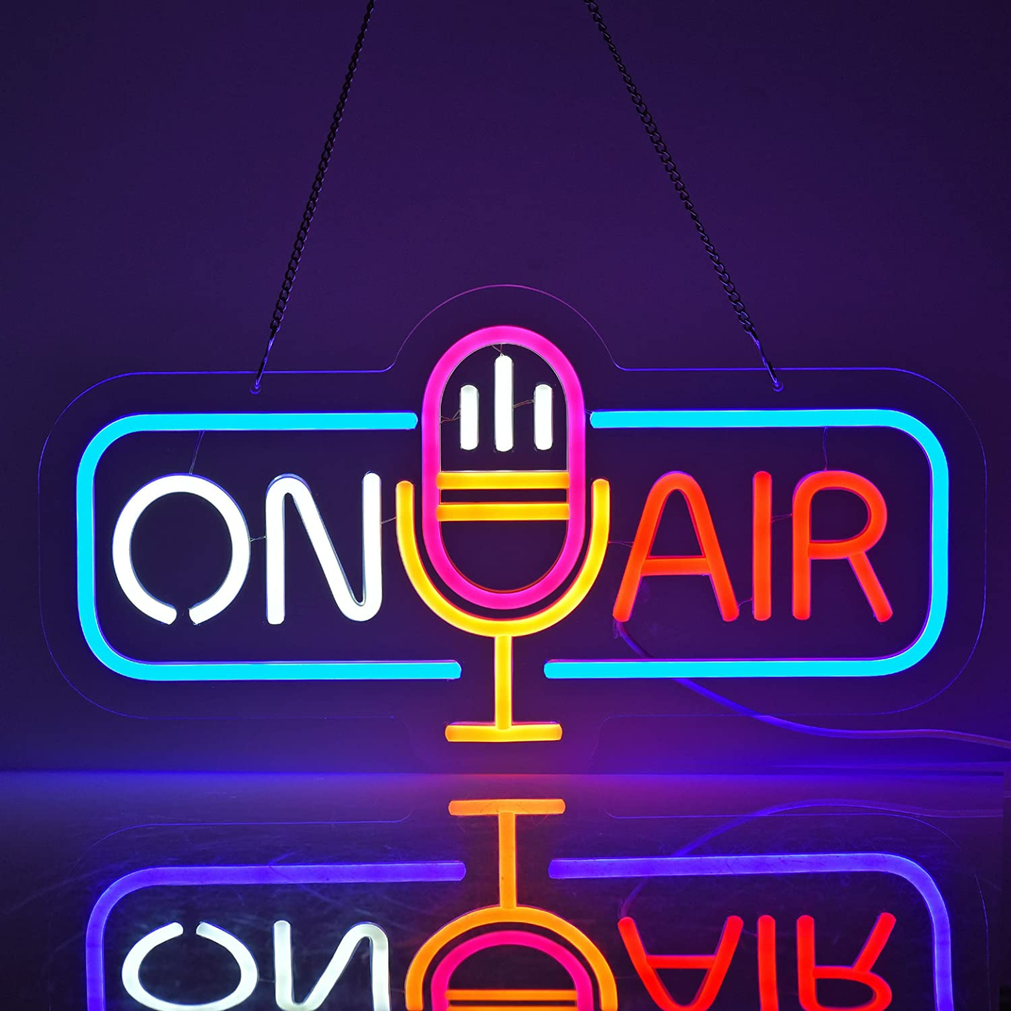 Dimmable Live On Air Neon Sign for Wall Decor