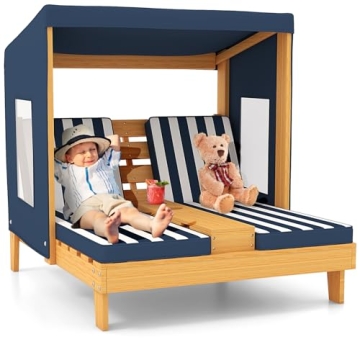 Costzon Kids Lounge Chair Outdoor - Fun and Functional Double Seat