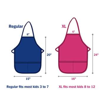 Personalized Kids Apron - Chef Apron for Kids - Add a Name to Personalize Kids Aprons for Girls or B...